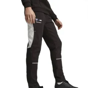 Puma BMW Men’s Luxury Cotton Sweatpants with Zippered Pockets - Stylish Black Activewear