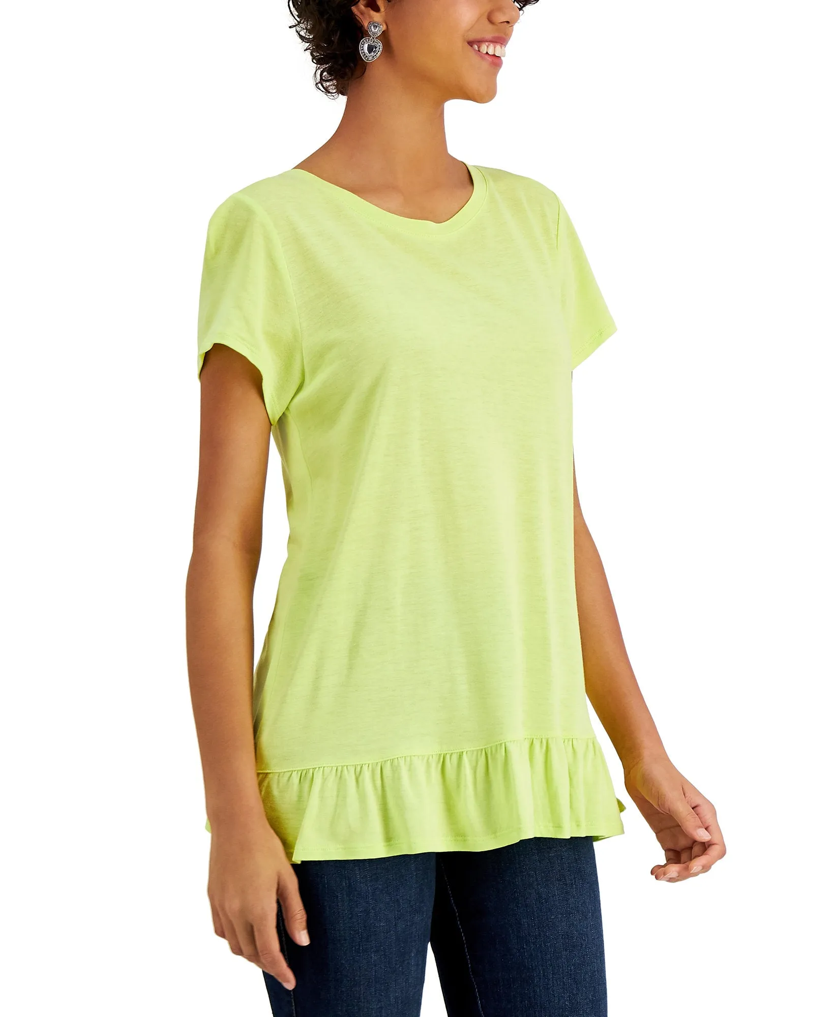 Ruffle-Back T-Shirt