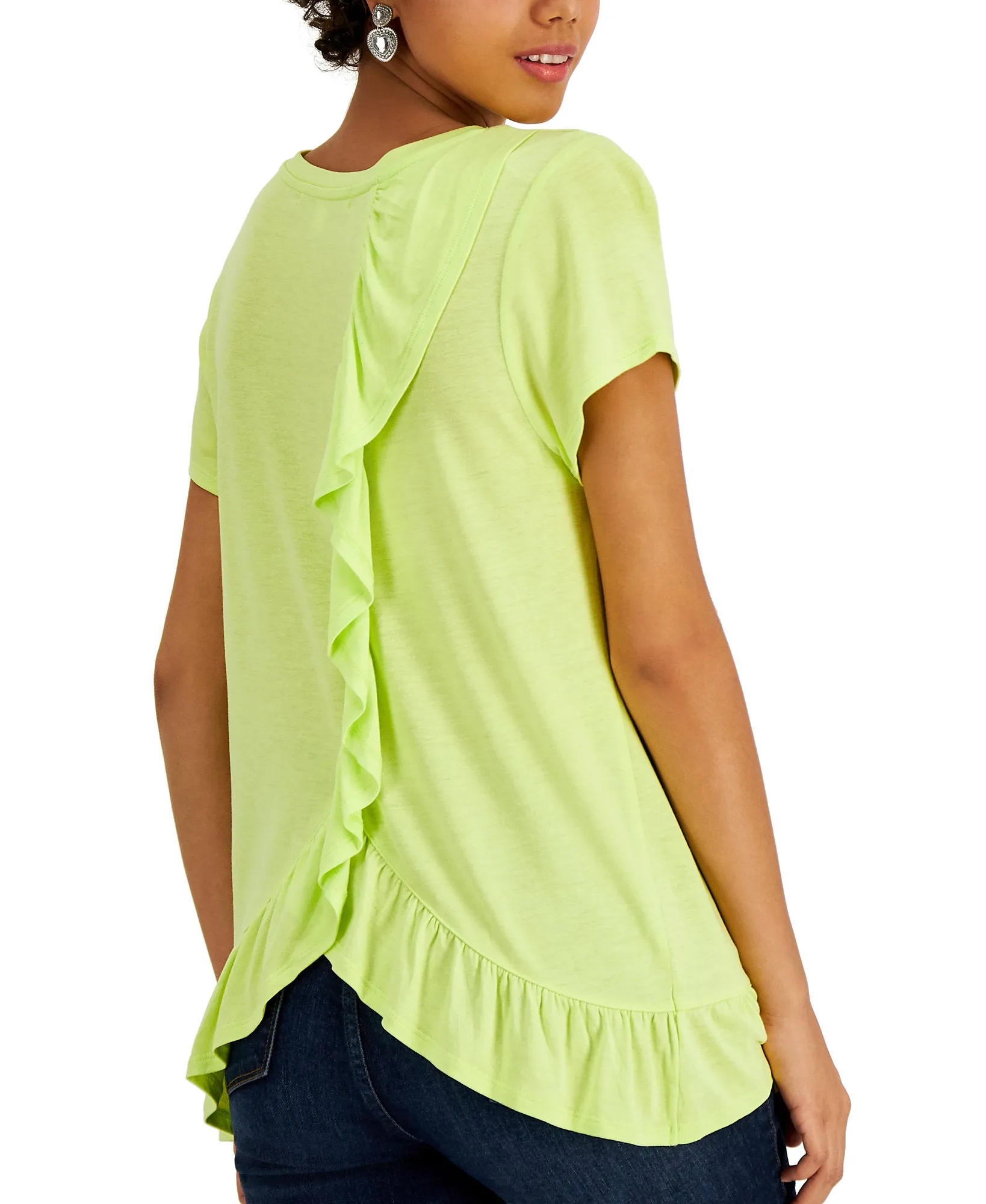 Ruffle-Back T-Shirt