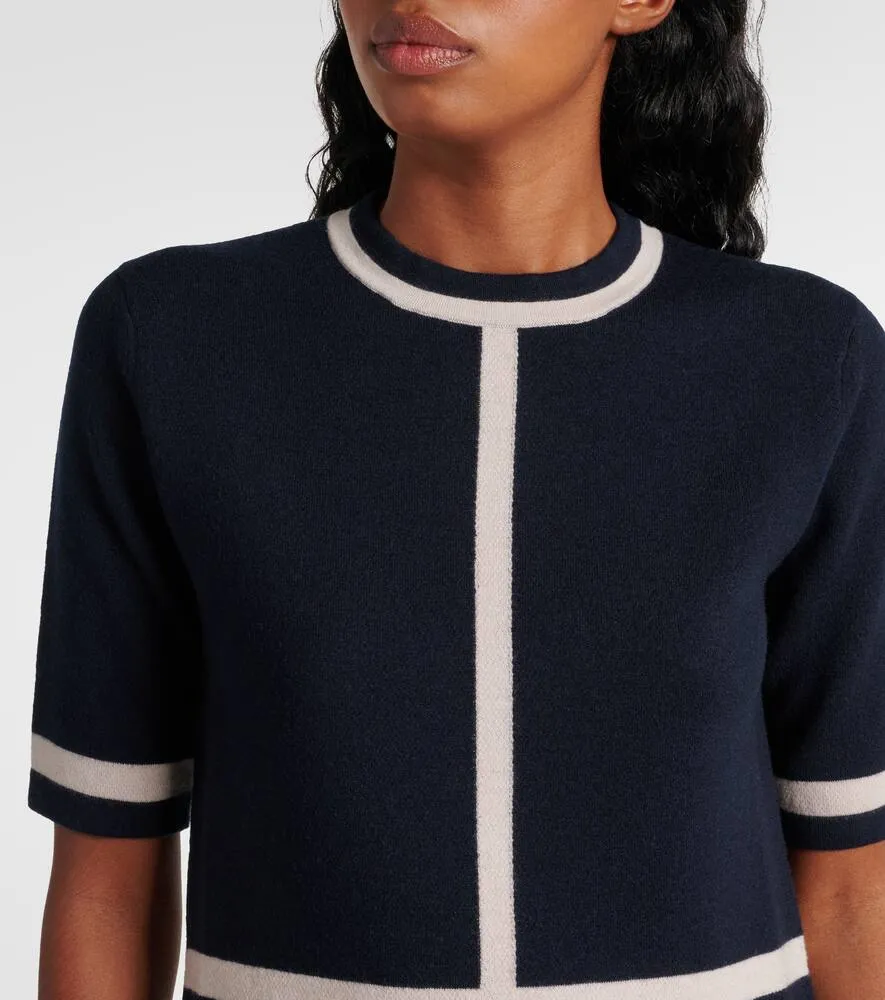 'S Max Mara Wool-blend midi dress