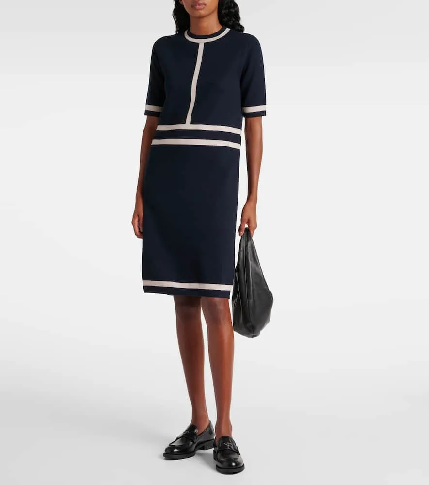 'S Max Mara Wool-blend midi dress
