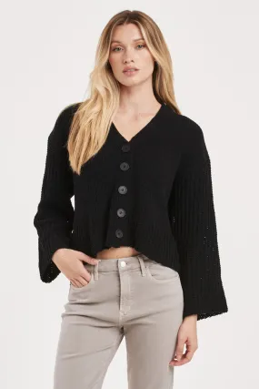 SAMIRA CHUNKY KNIT SWEATER BLACK