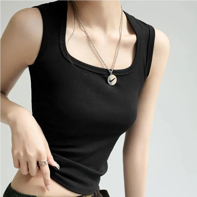 Sexy Slim Tops Fashion O-neck Double Nylon Short Sleeve Tee
