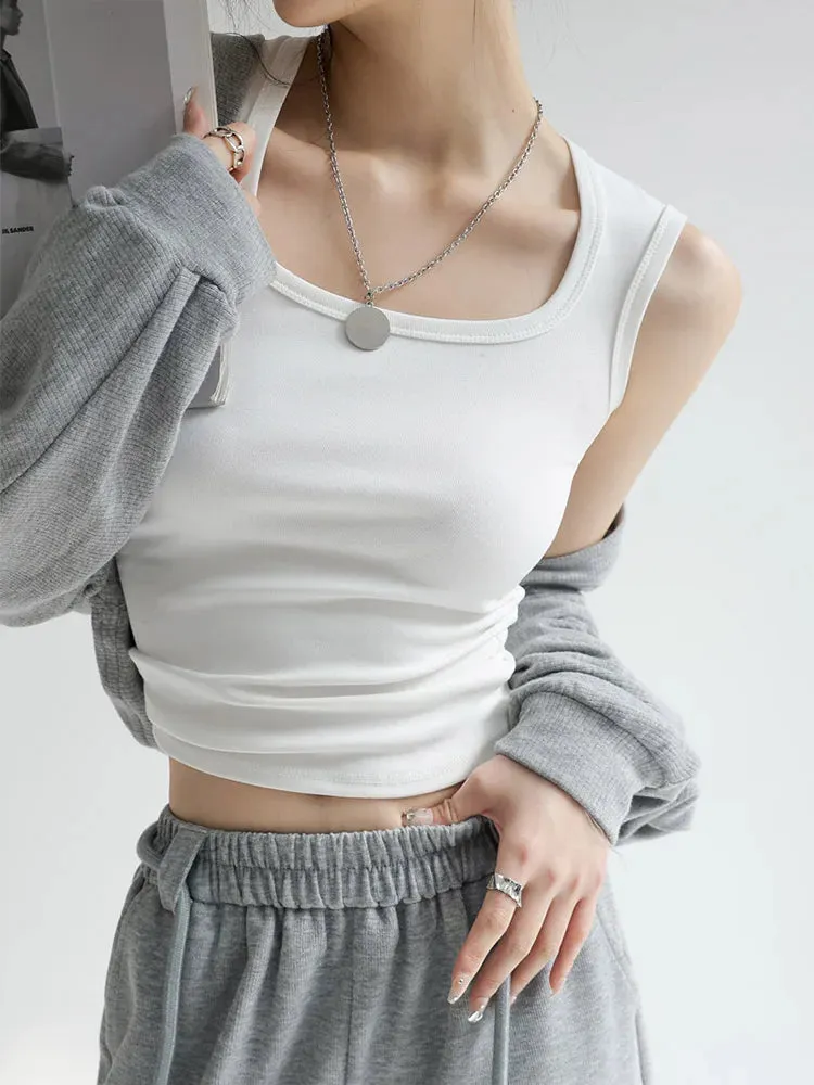 Sexy Slim Tops Fashion O-neck Double Nylon Short Sleeve Tee