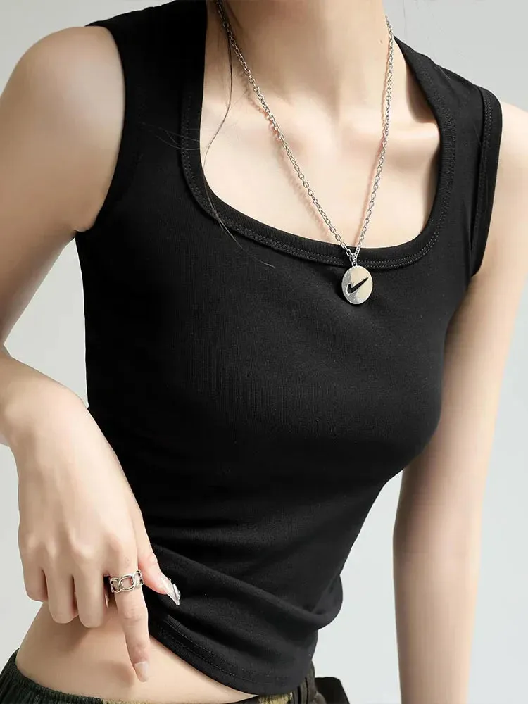 Sexy Slim Tops Fashion O-neck Double Nylon Short Sleeve Tee
