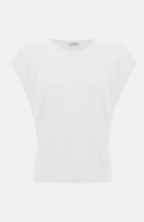 Silky Knit Short Sleeve Straight Top