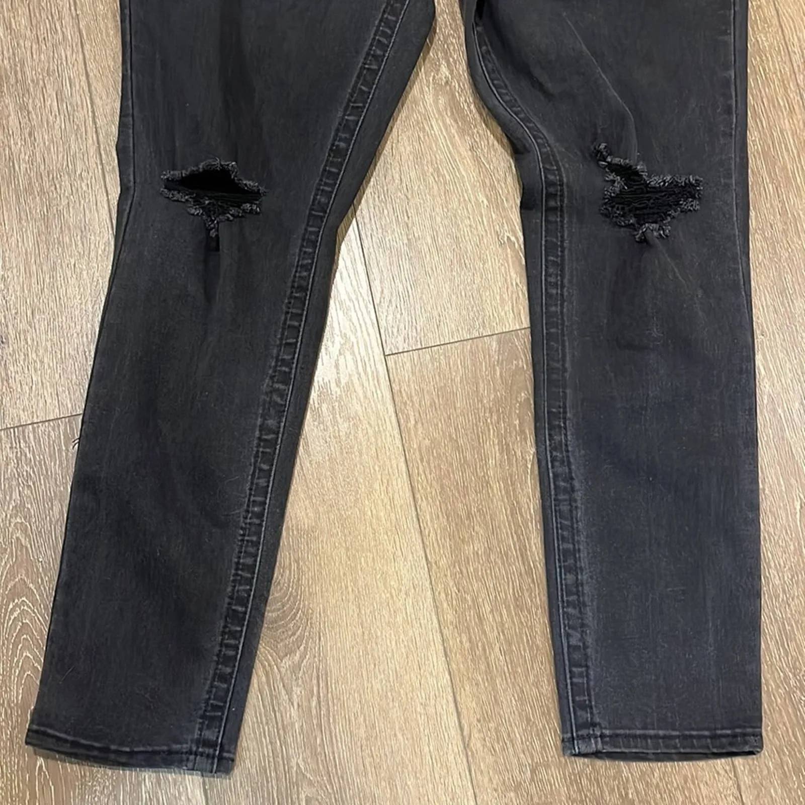 Size 16 Seven Plus Size Black HIGH RISE TUMMYLESS SKINNY JEANS
