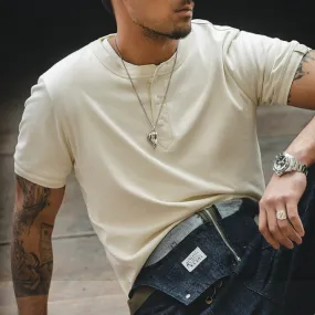 Soft Breathable Cotton Henry T-Shirts