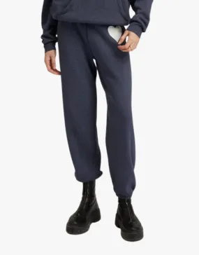 SPRWM Heart Sweatpants in Navy