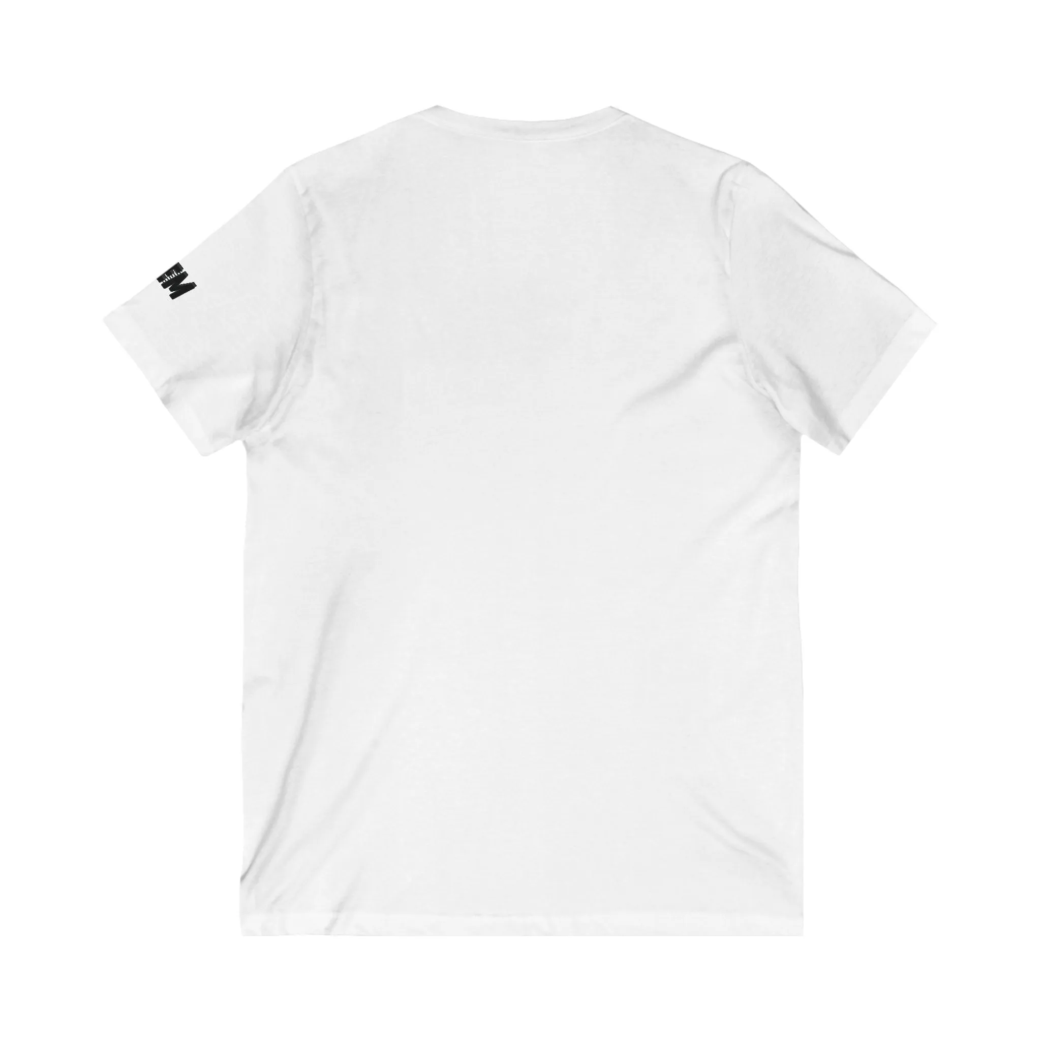 StM 1492 (Blk logo)- Unisex Jersey Short Sleeve V-Neck Tee
