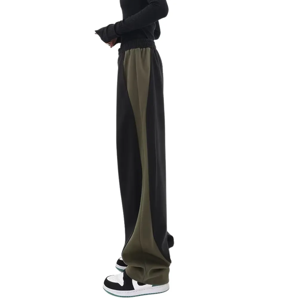 Street Artistic Panel Loose Sweatpants