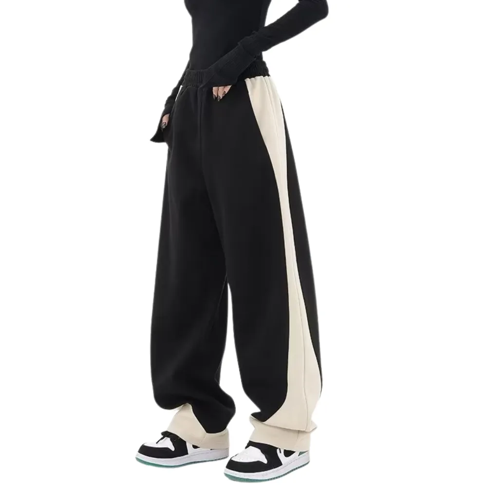 Street Artistic Panel Loose Sweatpants