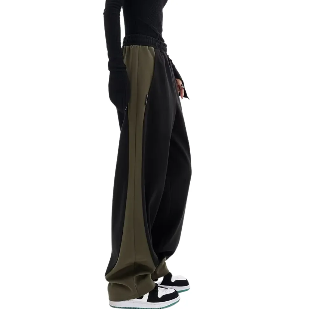 Street Artistic Panel Loose Sweatpants