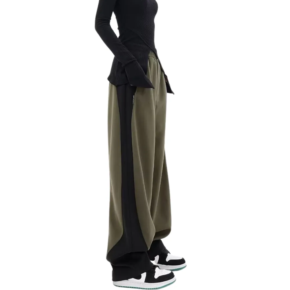 Street Artistic Panel Loose Sweatpants