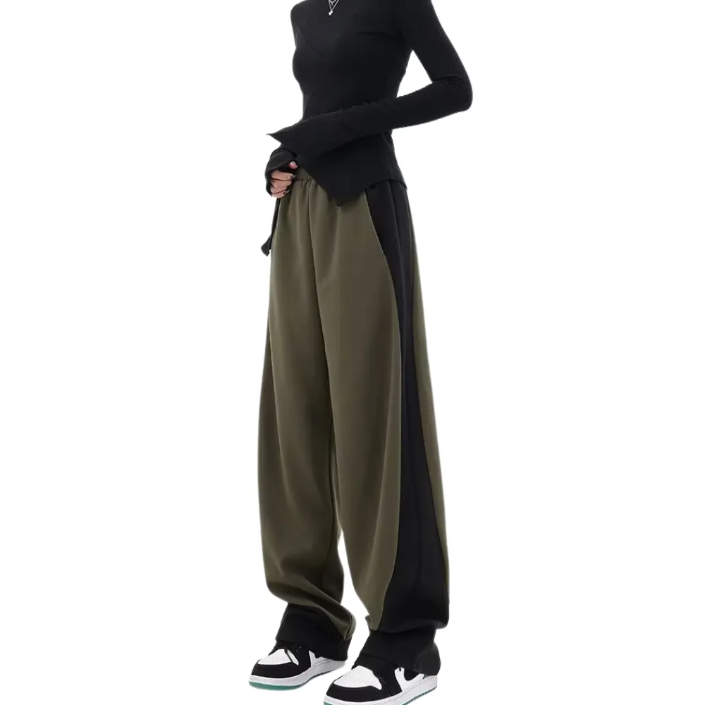 Street Artistic Panel Loose Sweatpants