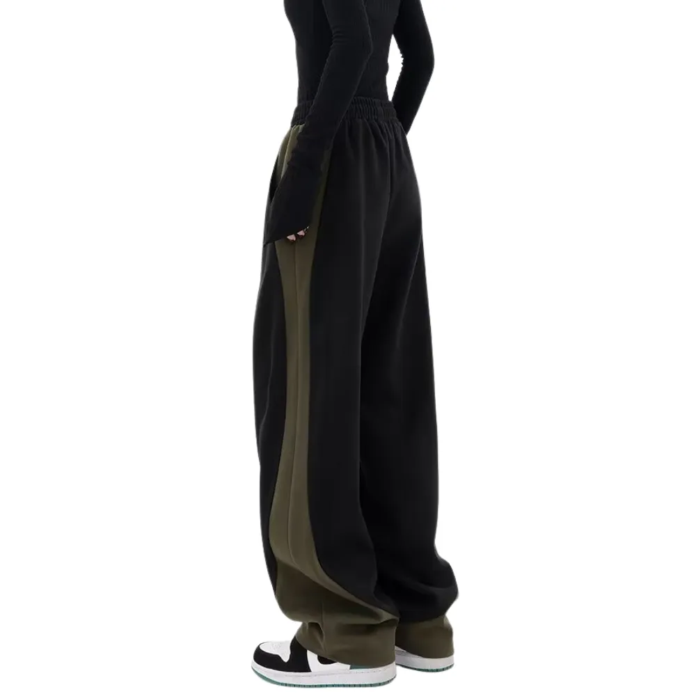 Street Artistic Panel Loose Sweatpants