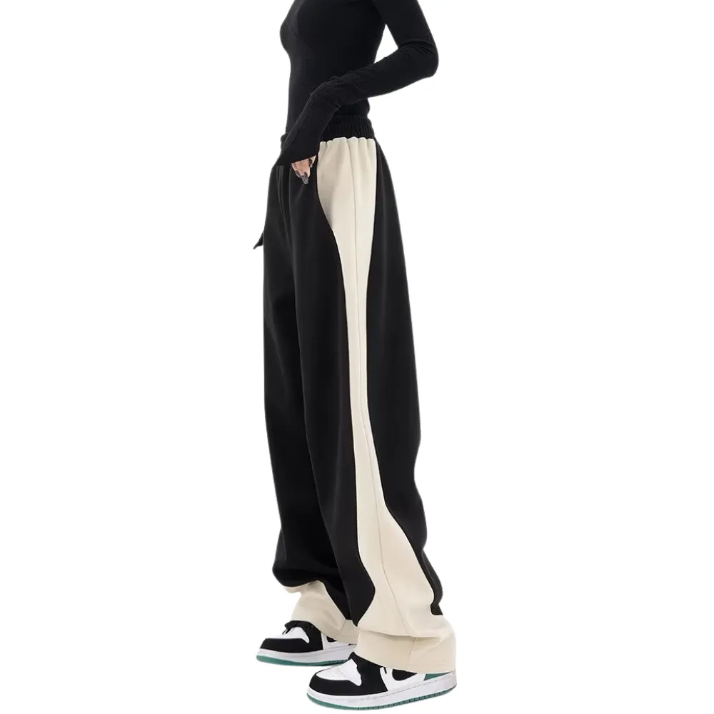 Street Artistic Panel Loose Sweatpants
