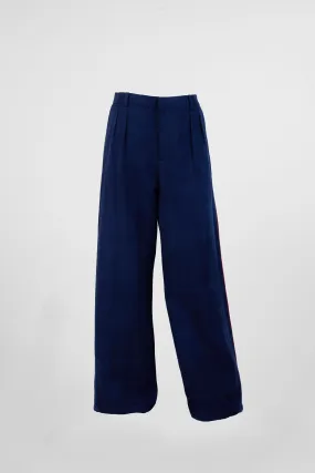Stripe Seam Classic Wide Pant, Bi-Colour