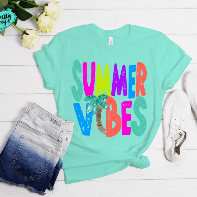 Summer Vibes Retro-Tee