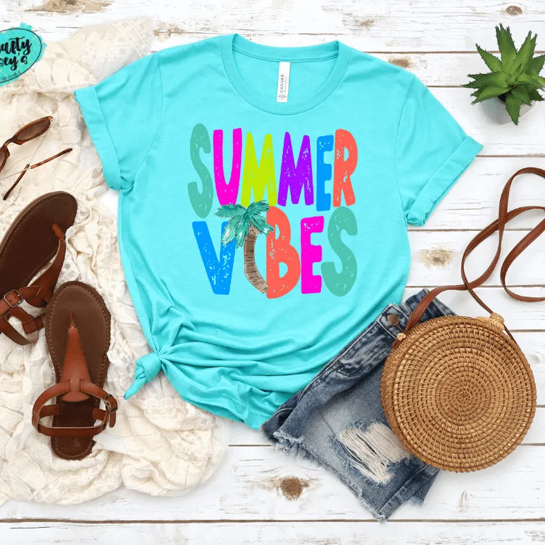 Summer Vibes Retro-Tee