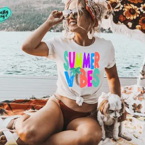 Summer Vibes Retro-Tee
