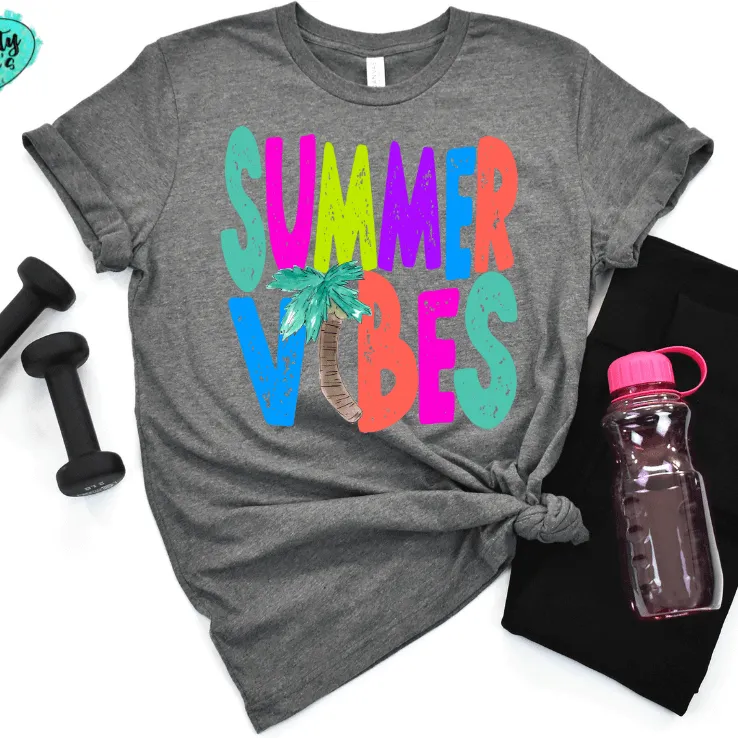 Summer Vibes Retro-Tee