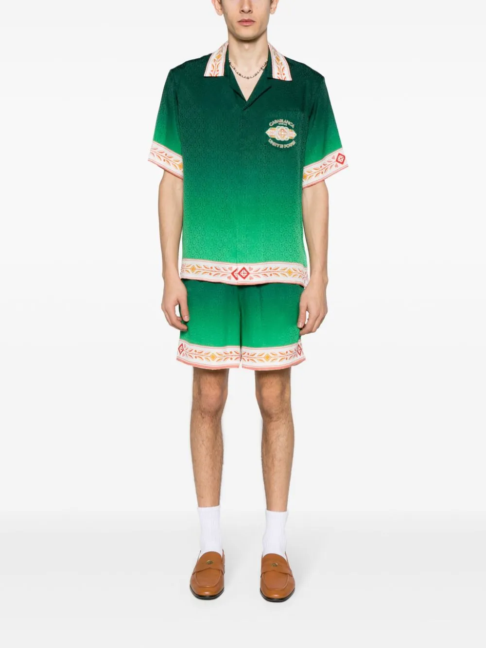 Unity Is Power silk shorts
