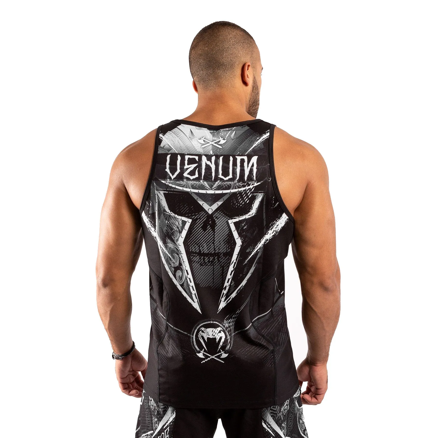 Venum Gladiator 4.0 Dry Tech Tank Top, Black/White
