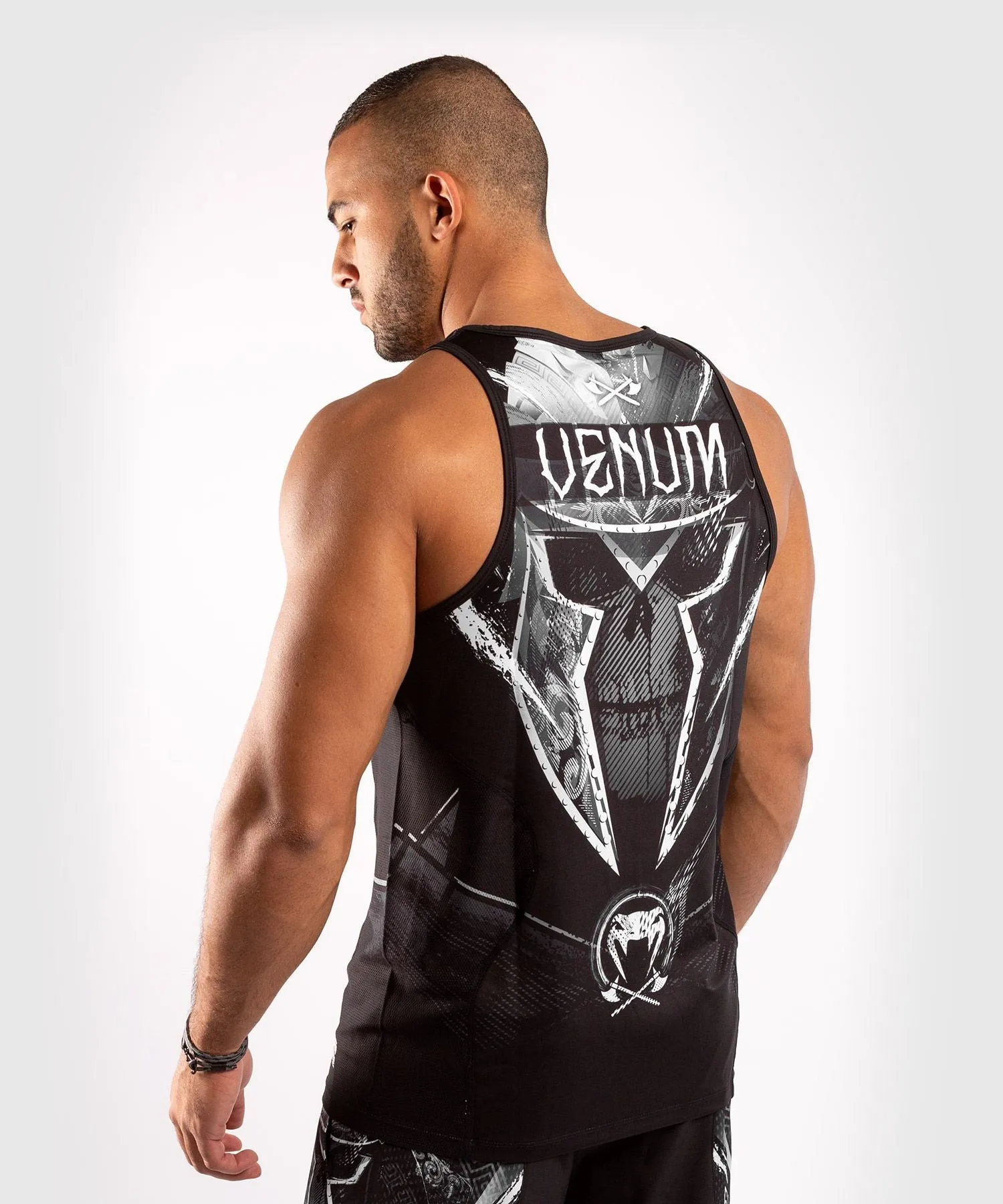 Venum Gladiator 4.0 Dry Tech Tank Top, Black/White