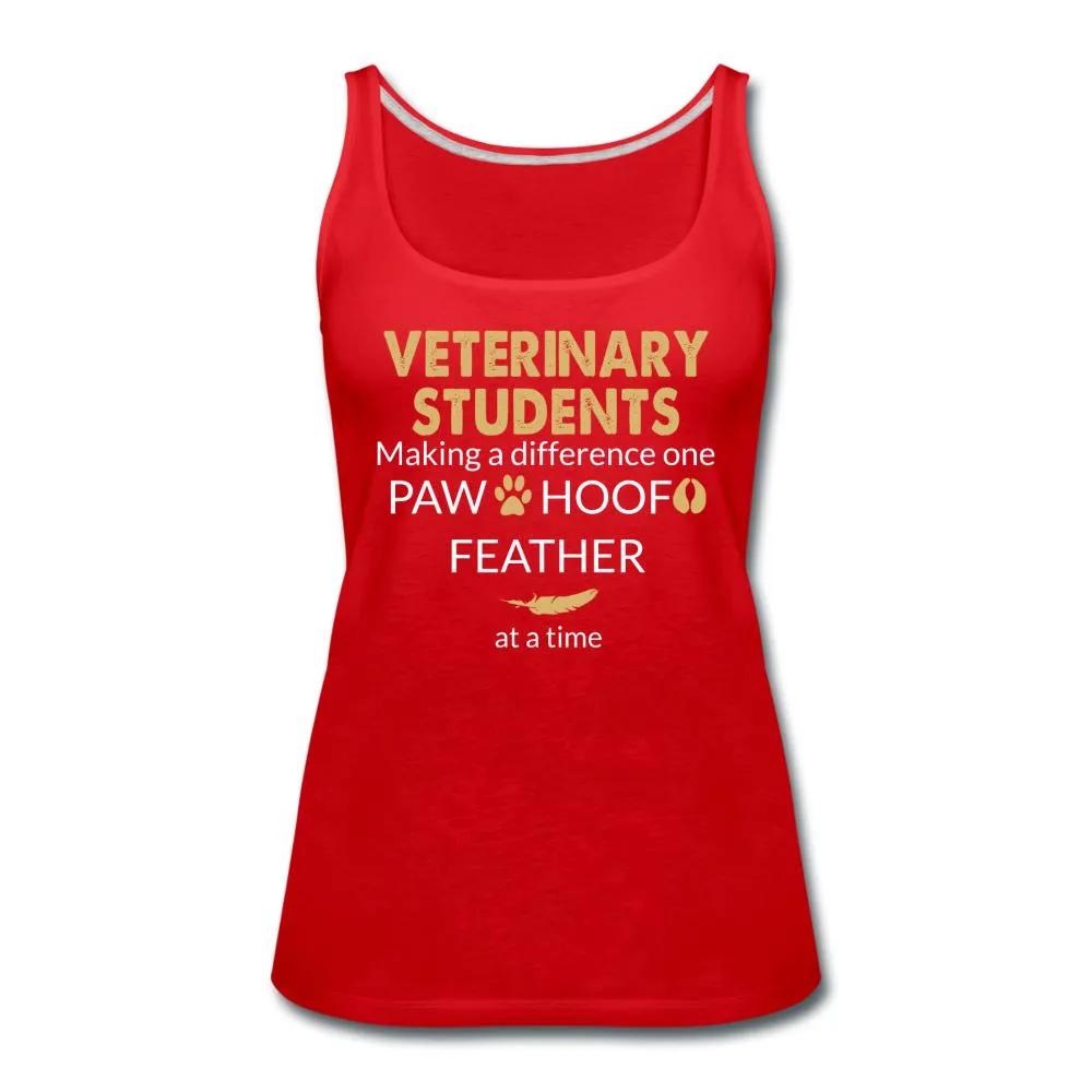 Vet Student- Making a Difference  Women's Tank Top