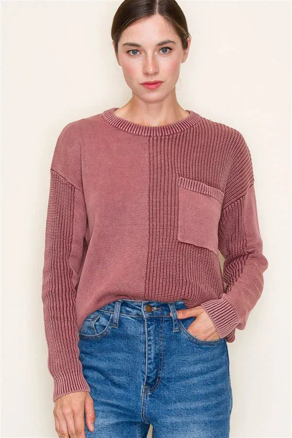 Washed Textured Sweaters - 3 Colors!