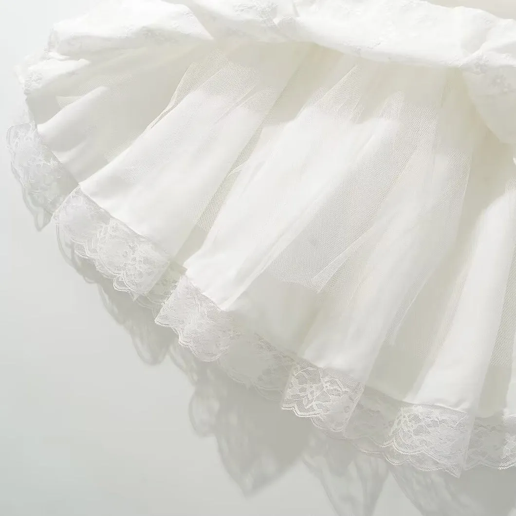 Wenkouban Summer White Sexy Party Dresses 2025 New Arrivals Halter Bustier Dress Sexy Casual Birthday Fluffy Skirt Dress Elegant-nye outfits