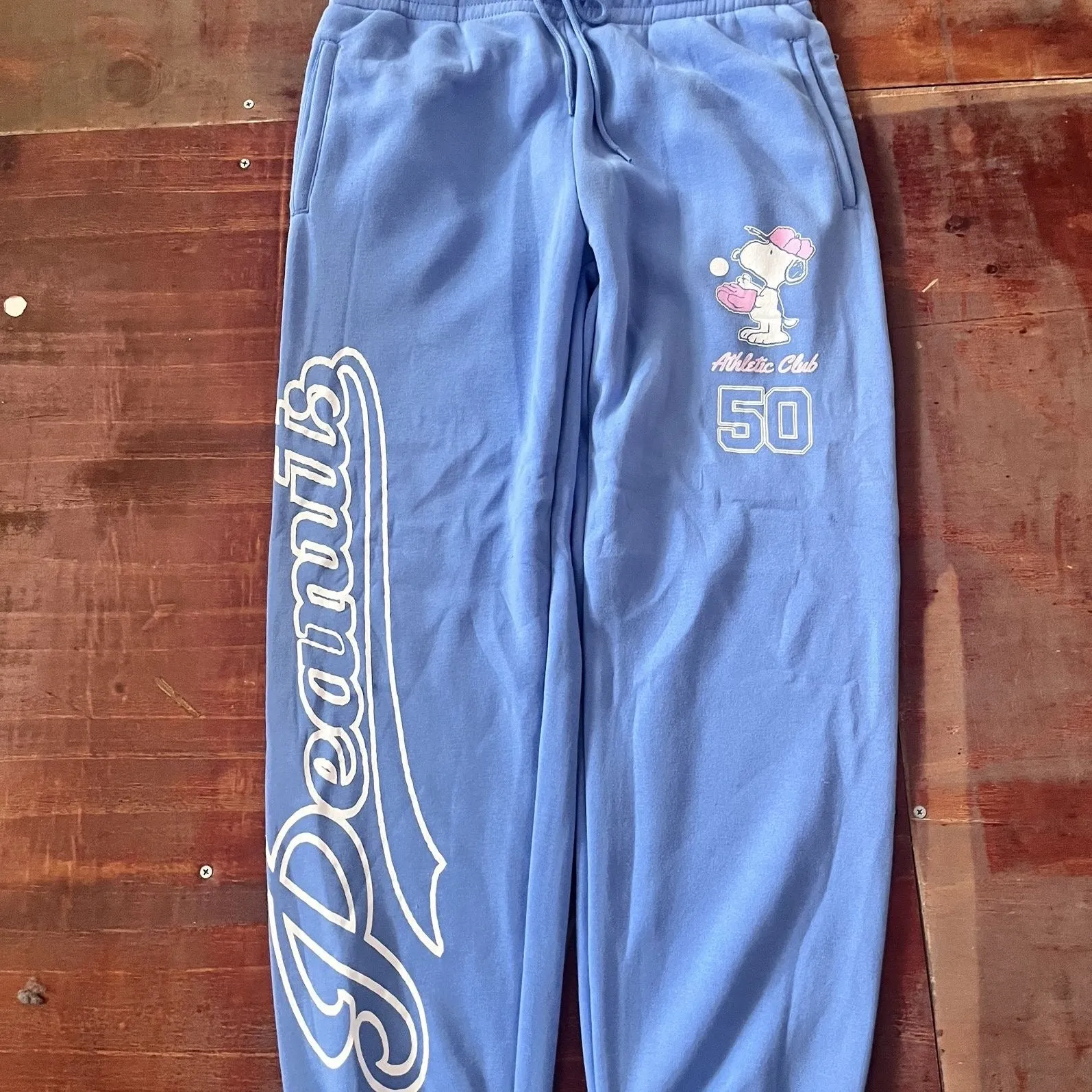 Women's Snoopy Cartoon & Letter Print Sweatpants - Casual Loose Fit Jogging Pants for Spring, Autumn & Winter
