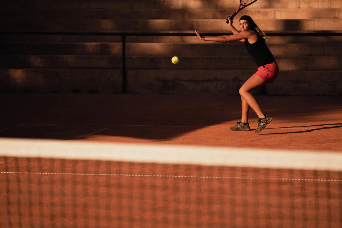 Women's Soft Crew-Neck Tennis Tank Top Dry - Black