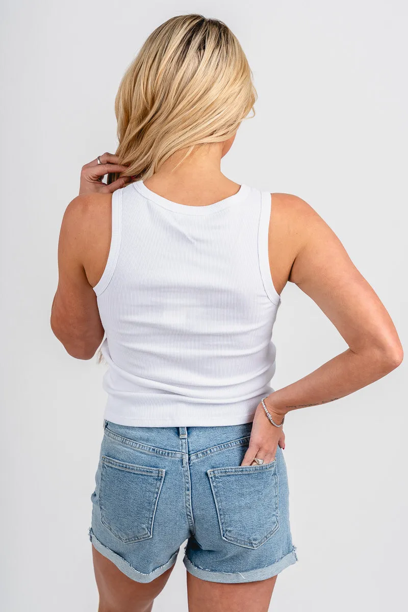 Z Supply Hadley tank top white